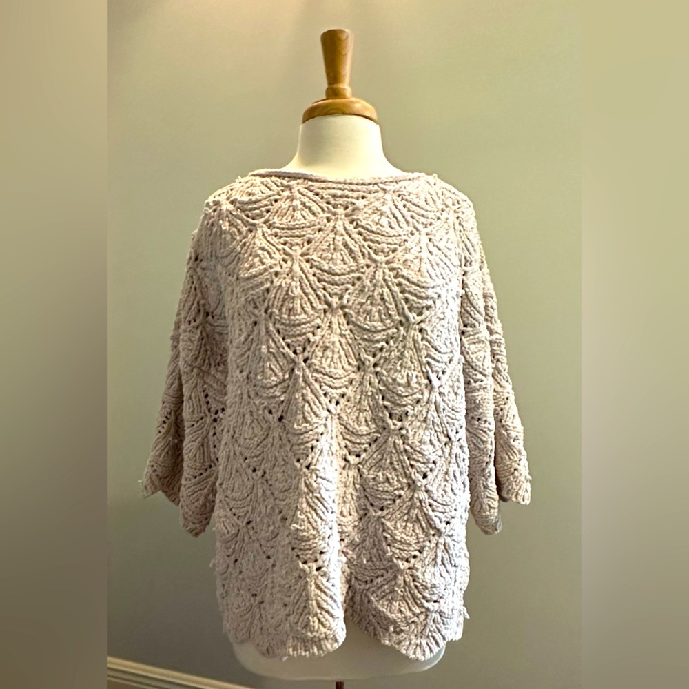 POL soft chunky style knitted sweater Grey Size Medium